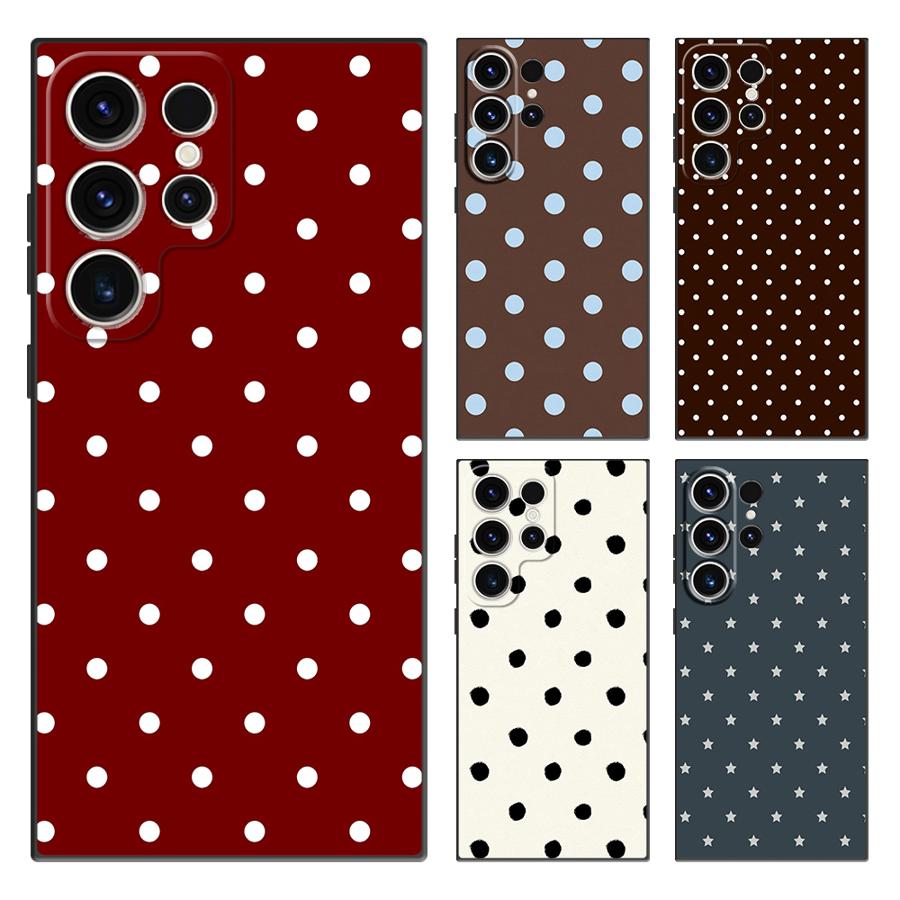 Retro Polka Dots Funda Phone C - огляд і ціна Samsung Galaxy S24