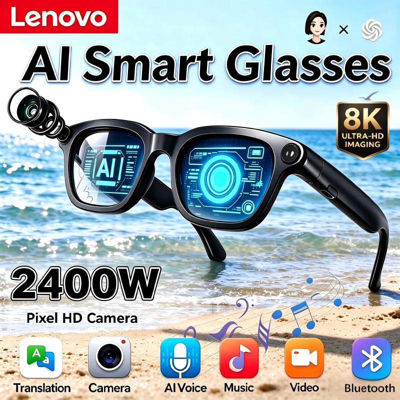 Lenovo 8K HD Smart AI Glasses  - огляд і ціна Smart Glasses Lens