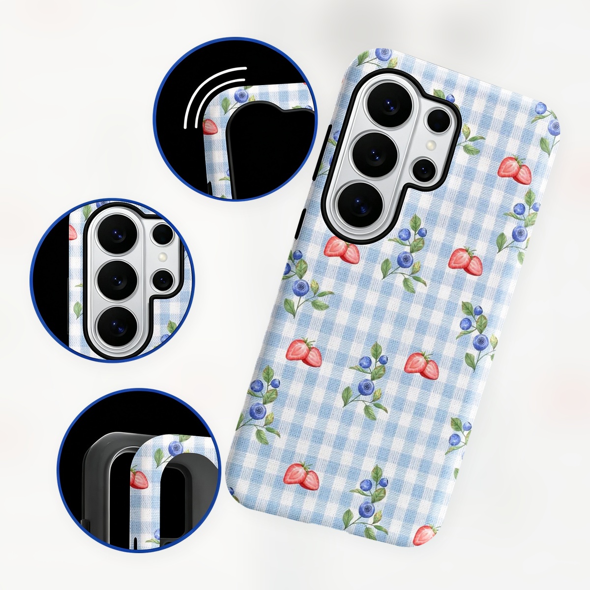 Blueberry Strawberry Gingham 2 - огляд і ціна Samsung Galaxy S24