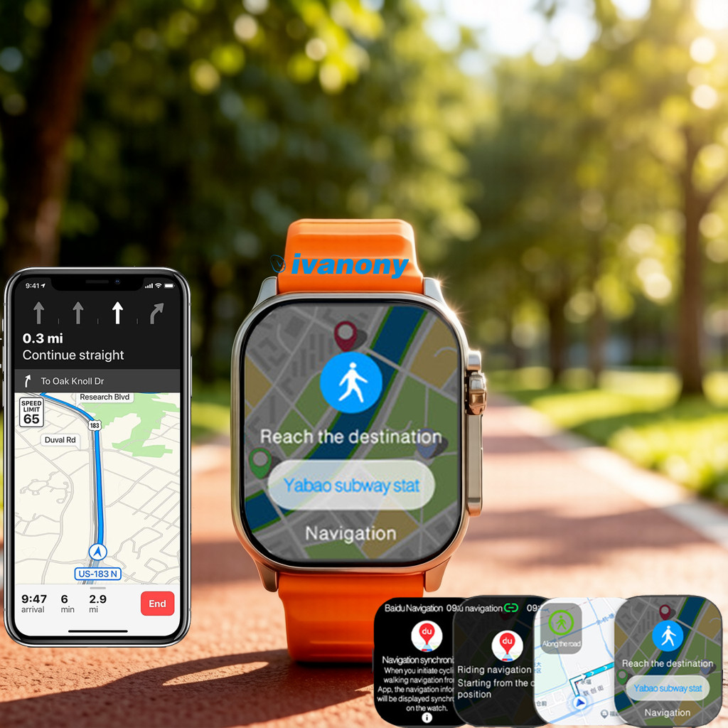 HK12 Ultra 4 Smart Watch Suppo - огляд і ціна Fall Detection Watch